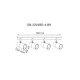 Багатоламповий спот Zuma Line FORI GU10 золотий OB-2204BD-4-BK