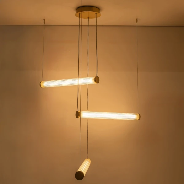 Підвісний світильник Zuma Line COMO 64Вт 2700-6500К (регулюється) латунний 1234 - Фото 10