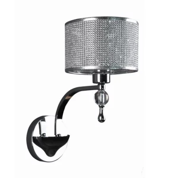Декоративне бра Zuma Line JEWELLERY E27 сірий W1550-01A-F4B3