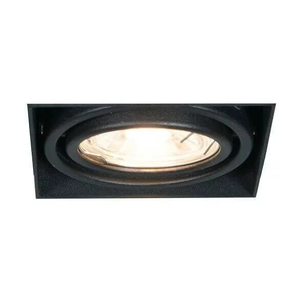 Врізний точковий світильник ZUMA LINE ONEON GU10 чорний 94361-BK - Фото 1