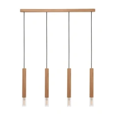 Zuma LINE MADERA G9 коричневий 8620403. Підвісний світильник