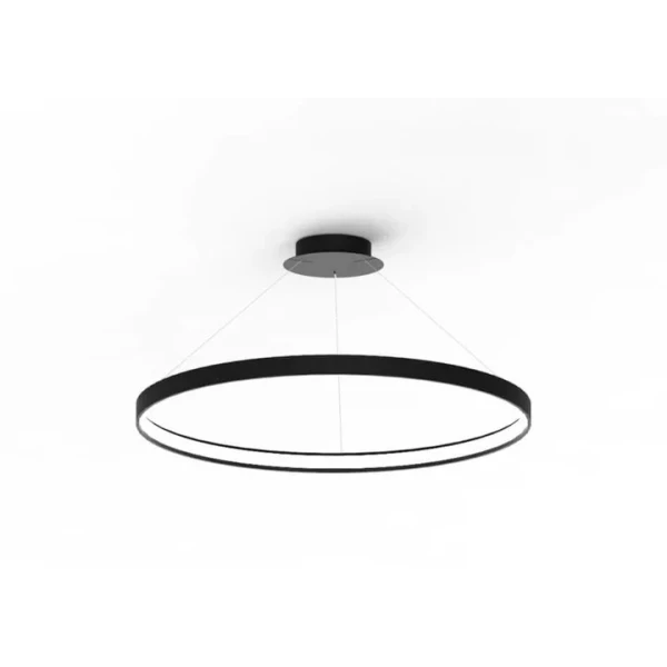 Підвісний світильник ZUMA LINE CIRCLE 50Вт 3000К чорний LA0721/1-BK - Фото 1