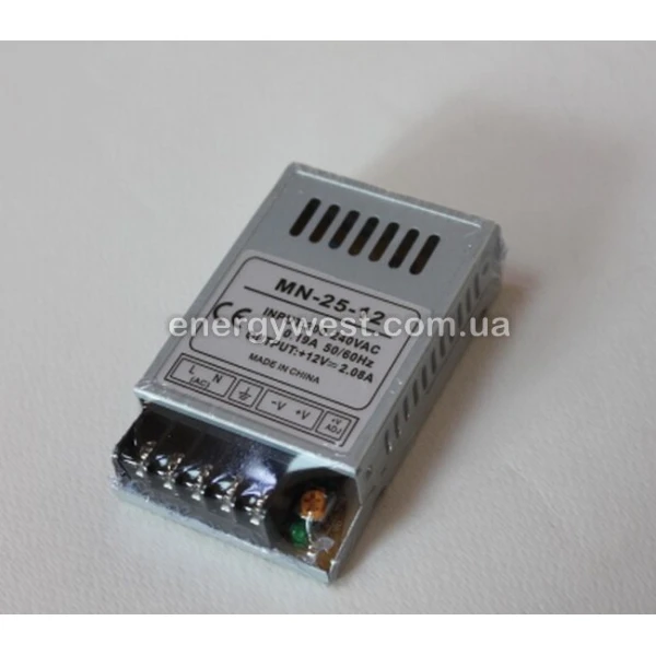 Блок живлення 12 В 15 Вт 1,25 А IP33