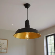 Azzardo ALEXIS FB6848 BK/GO. Світильник підвісний