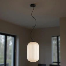 Italux Rues E27 чорний PND-64536C-M-BL-OPA. Світильник підвісний