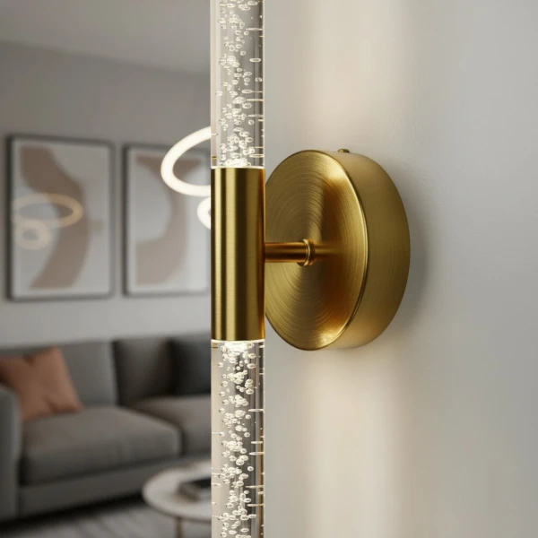 Бра лінійне Line.F 5Вт 4000K латунний 3922_7285 - Фото 5