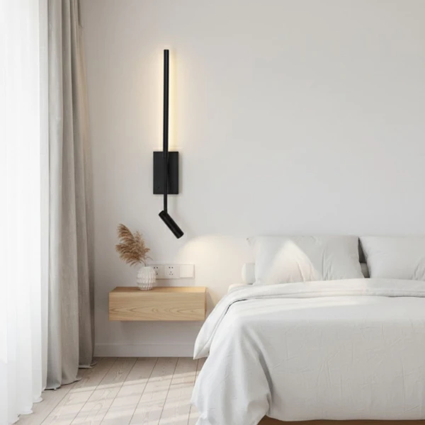 Бра лінійне Line.F WS 1G 7Вт 4000K чорний 4107_7475 - Фото 2