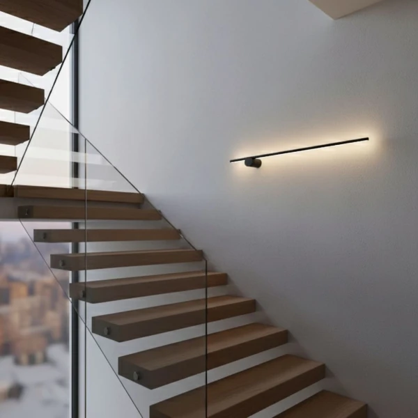 Лінійне бра Skarlat ALLINE RWLB101 9W BK 3000K чорний 26784 - Фото 4