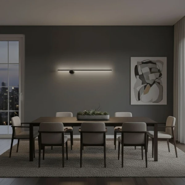 Лінійне бра Skarlat ALLINE RWLB101 9W BK 3000K чорний 26784 - Фото 3