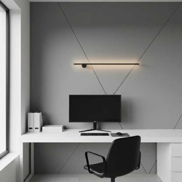 Лінійне бра Skarlat ALLINE RWLB101 9W BK 4000K чорний 32295 - Фото 2