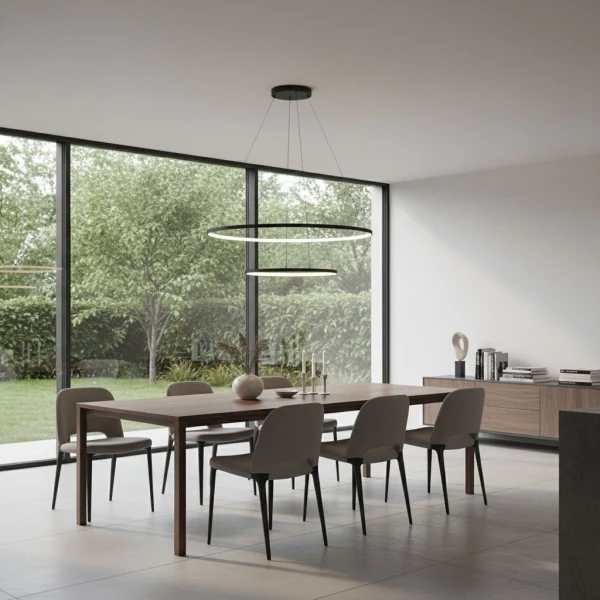 Світлодіодна люстра Nowodvorski CIRCOLO LED 35Вт 4000К чорний 10864 - Фото 1