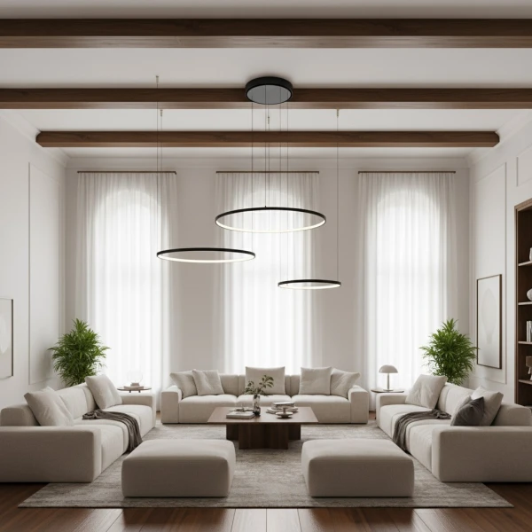 Світлодіодна люстра Nowodvorski CIRCOLO LED 45Вт 4000К чорний 10867 - Фото 2