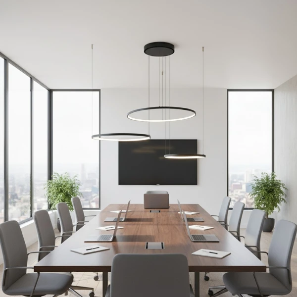 Світлодіодна люстра Nowodvorski CIRCOLO LED 45Вт 4000К чорний 10867 - Фото 3