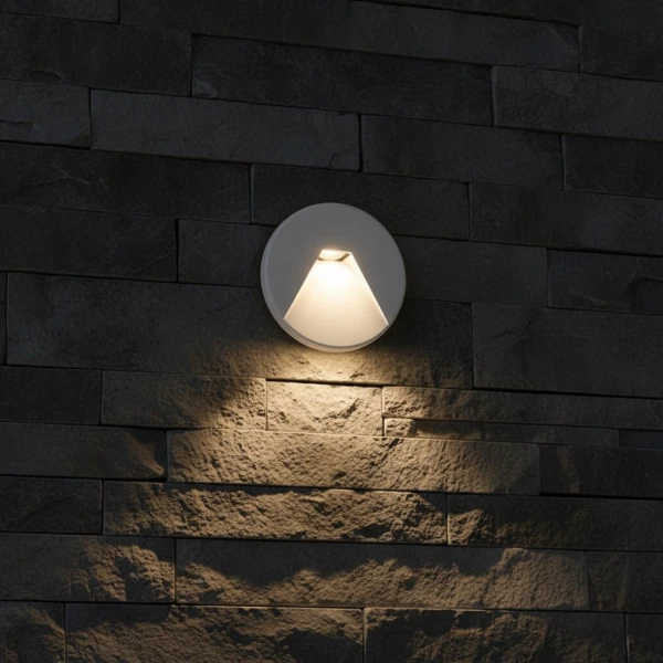 Підсвітка для сходів KLOODI KDSL-RIKI R85 3W 3K 38D WH - Фото 1