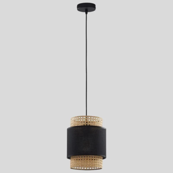 Підвісний світильник TK Lighting BOHO E27 чорний 6540 - Фото 3