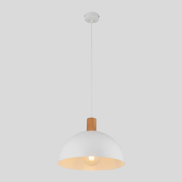 Підвісний світильник TK Lighting OSLO E27 білий 4851 - Фото 3