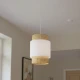 Підвісний світильник TK Lighting BOHO E27 білий 6528