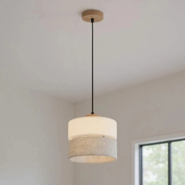 Підвісний світильник TK Lighting ECO E27 коричневий 5770 - Фото 1