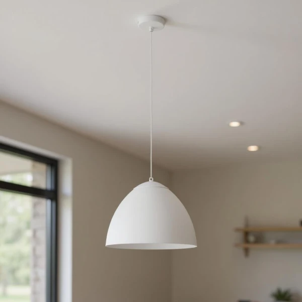 Підвісний світильник TK Lighting FARO E27 білий 3192 - Фото 1