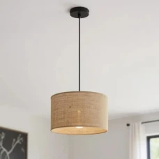 TK Lighting JUTA E27 чорний 6580. Світильник підвісний