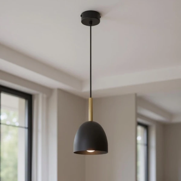 Підвісний світильник TK Lighting NORD E27 чорний 4870 - Фото 1