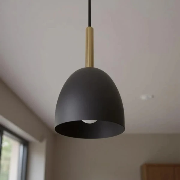 Підвісний світильник TK Lighting NORD E27 чорний 4870 - Фото 4