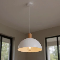 TK Lighting OSLO E27 білий 4851. Світильник підвісний