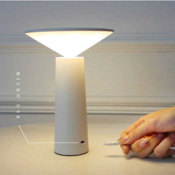 Акумуляторна настільна лампа Kloodi TA-5V RIO CCT WH, біла 2700-6500К - Фото 2
