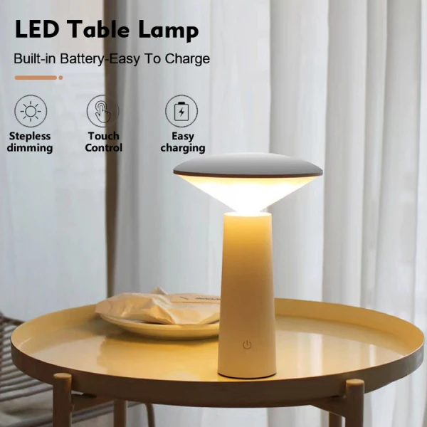 Акумуляторна настільна лампа Kloodi TA-5V RIO CCT WH, біла 2700-6500К - Фото 9