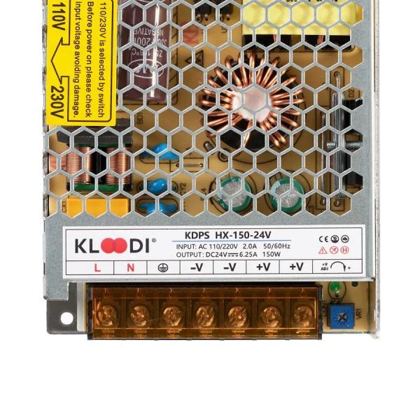Блок живлення Kloodi KDPS-HX 150 24V 150W IP20 - Фото 2