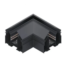 Kloodi KDMG-HARPOON ZM 90 BK. З`єднання кутове (стеля-стеля) для натяжного магнітного треку KDMG-HARPOON, чорне/алюміній