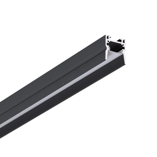 LED профіль підвісний з розсіювачем PC Kloodi KLP176 2 BK, 2м (Ціна за 1 штуку) - Фото 2
