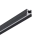LED профіль підвісний з розсіювачем PC Kloodi KLP176 2 BK, 2м (Ціна за 1 штуку)