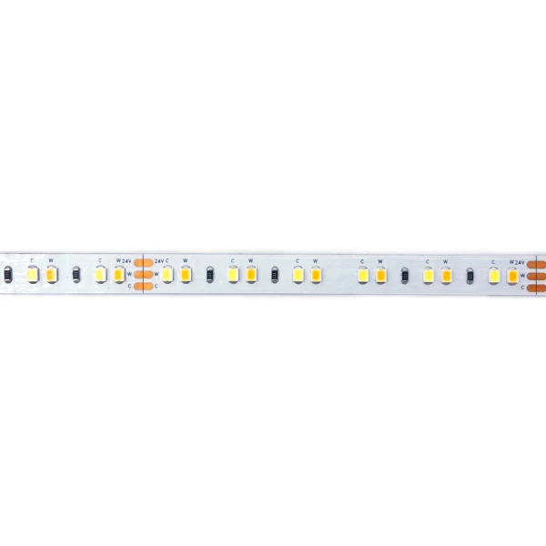 Світлодіодна стрічка Kloodi KD2835-120-14W-CCT-24V 14W 120LED 2500-6000K 950LM IP20 24V - Фото 1