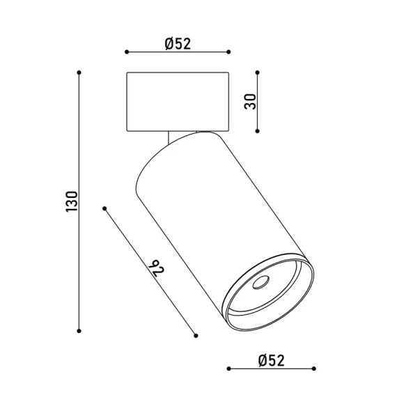 Світильник спот Kloodi KD-MIO CE GD - Фото 3