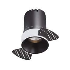 Kloodi KD-GIRON134 TR 12W 4K 38D BK. Точковий світильник врізний