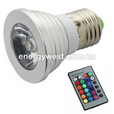 Світлодіодна лампа LED RGB 3W LM294 Lemanso