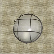 Lemanso круг BL-1102 (білий, чорний). Світильник фасадний