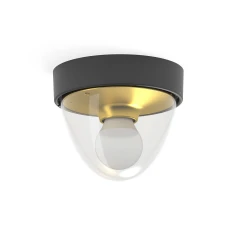 Nowodvorski 7975 NOOK BLACK/GOLD SENSOR. Світильник фасадний