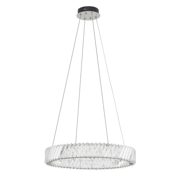 Підвісний світильник Nowodvorski LUXORA ROUND LED 30Вт 3000К хром 11705 - Фото 1