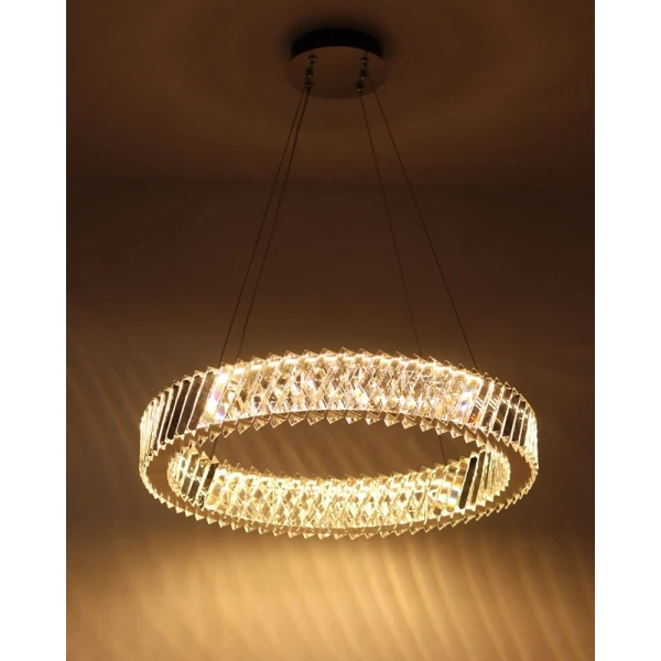 Підвісний світильник Nowodvorski LUXORA ROUND LED 30Вт 3000К хром 11705 - Фото 5