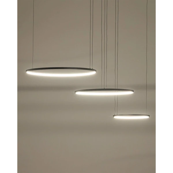 Стельова люстра Nowodvorski CIRCOLO POWER LED 85Вт 3000К чорний 11648 - Фото 2