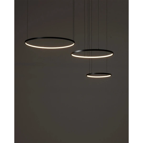 Стельова люстра Nowodvorski CIRCOLO POWER LED 85Вт 3000К чорний 11648 - Фото 3