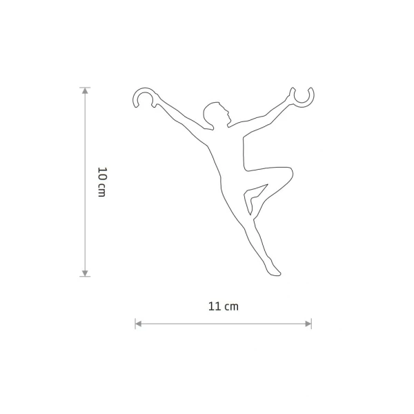 Декоративна ручка Nowodvorski ACROBAT світло-сірий 11796 - Фото 2