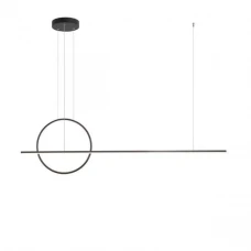 REDO 01-1848 GIOTTO Black + Dimmable. Люстра світлодіодна