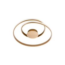 REDO 01-1792 TORSION Bronze + Dimmable. Люстра світлодіодна