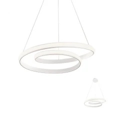 REDO 01-1793 TORSION White + Dimmable. Люстра світлодіодна