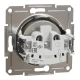 Розетка без заземлення, бронзовий Asfora EPH3000169 Schneider Electric