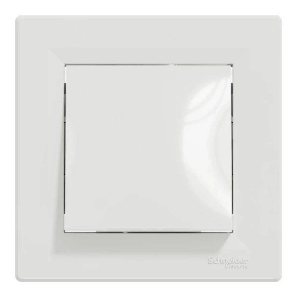 Вимикач одноклавішний, білий Asfora EPH0100121 Schneider Electric - Фото 2