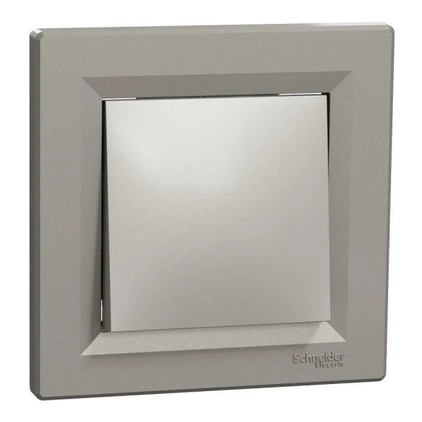 Вимикач одноклавішний, бронзовий Asfora EPH0100169 Schneider Electric - Фото 1